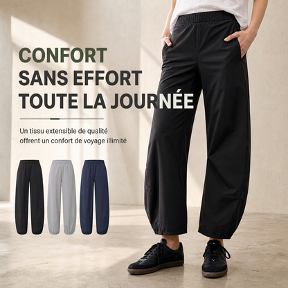 Pantalon Taille Haute Confortable pour Femme