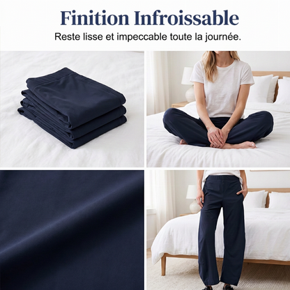 Pantalon Taille Haute Confortable pour Femme