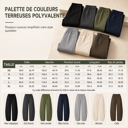 Pantalon Taille Haute Confortable pour Femme