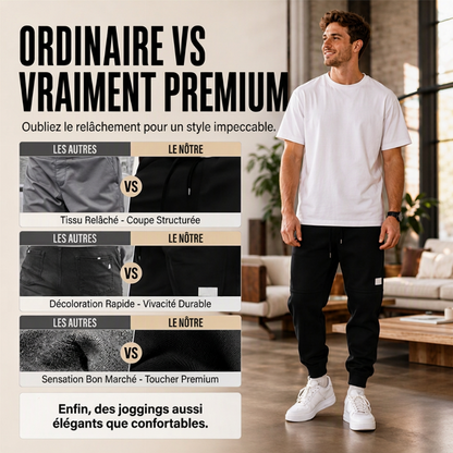 Jogging thermique d'hiver confortable pour homme