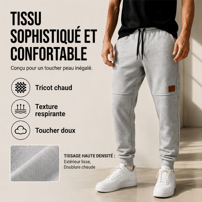 Jogging thermique d'hiver confortable pour homme