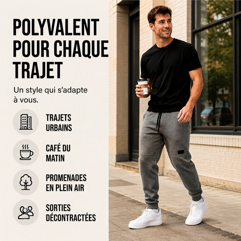 Jogging thermique d'hiver confortable pour homme