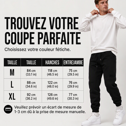 Jogging thermique d'hiver confortable pour homme