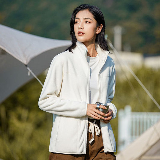 Manteau chaud doublé de fausse polaire, décontracté et polyvalent pour femmes