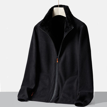 Manteau chaud doublé de fausse polaire, décontracté et polyvalent pour femmes