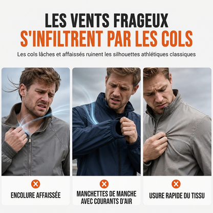Veste décontractée unie pour homme