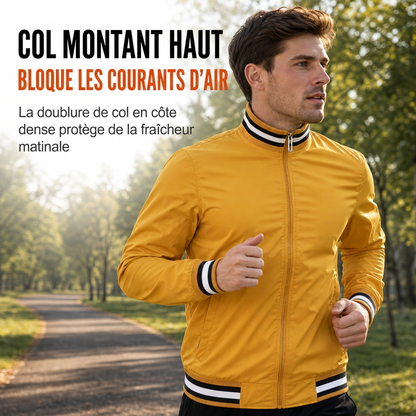 Veste décontractée unie pour homme