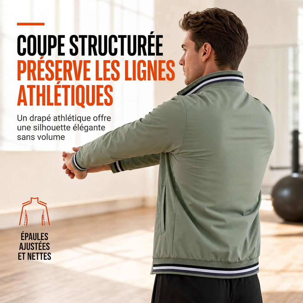 Veste décontractée unie pour homme