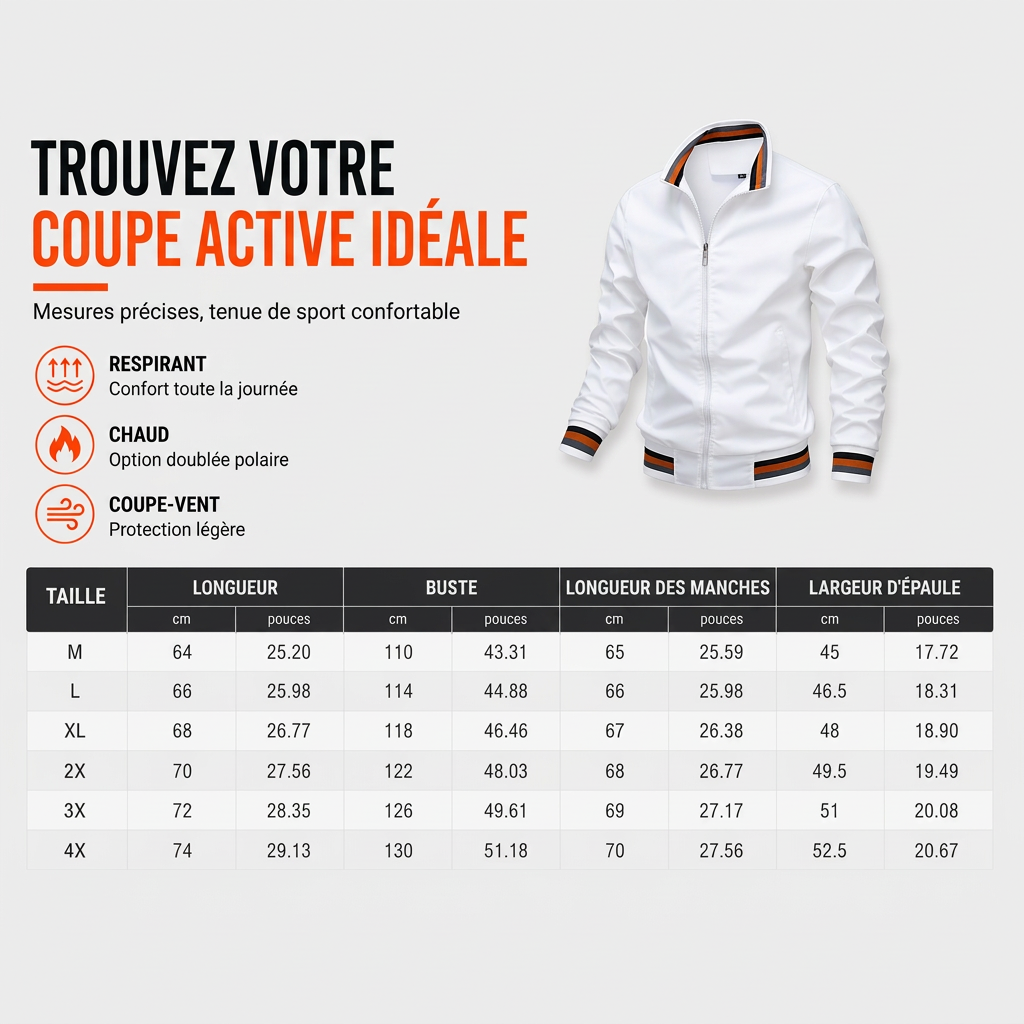 Veste décontractée unie pour homme