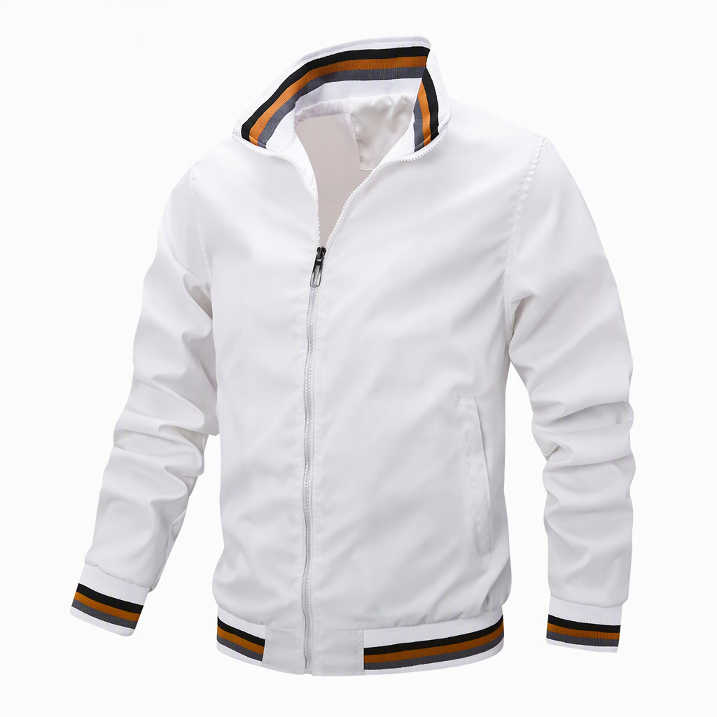 Veste décontractée unie pour homme