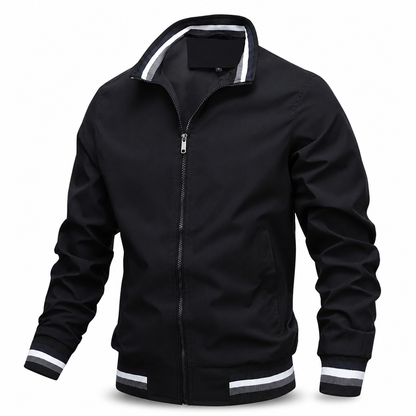 Veste décontractée unie pour homme