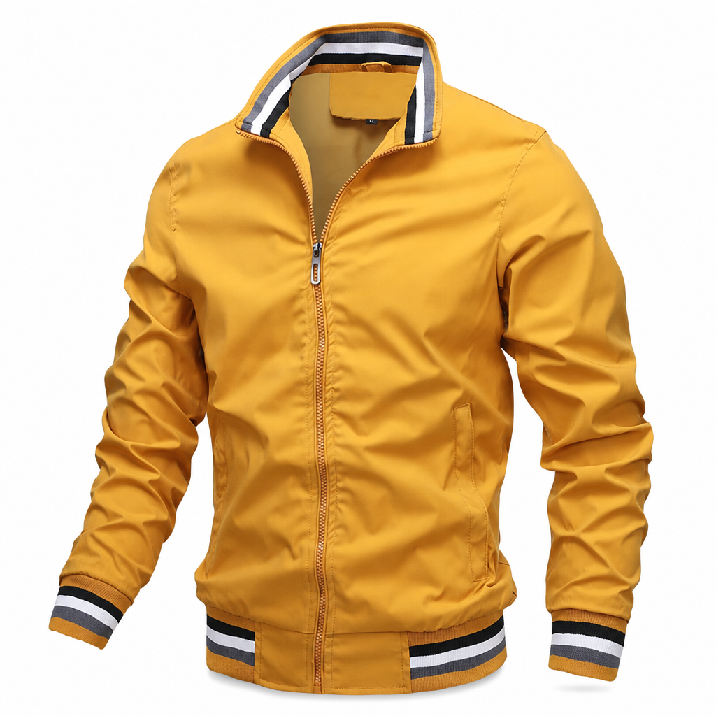 Veste décontractée unie pour homme