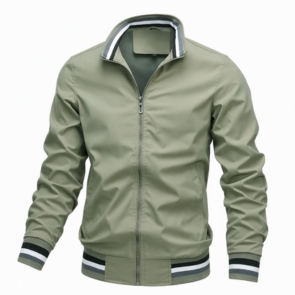 Veste décontractée unie pour homme