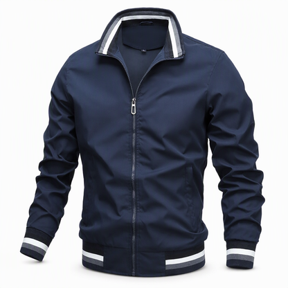 Veste décontractée unie pour homme