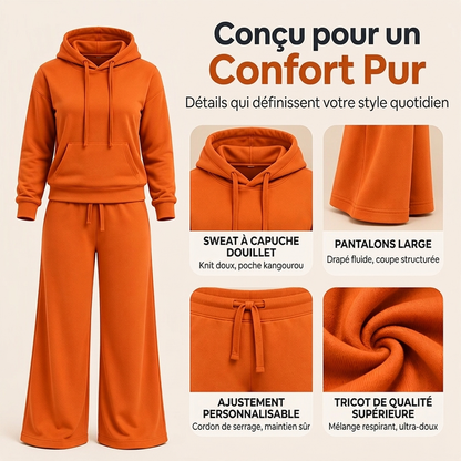 Ensemble de détente décontracté 2 pièces ample pour femme