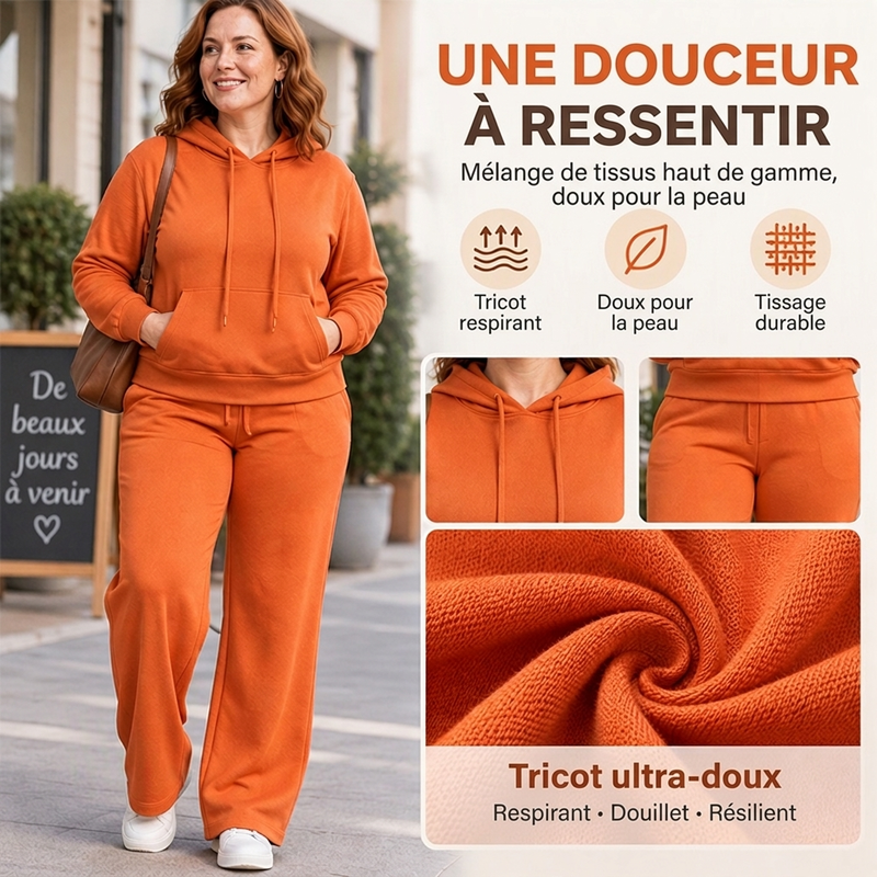Ensemble de détente décontracté 2 pièces ample pour femme