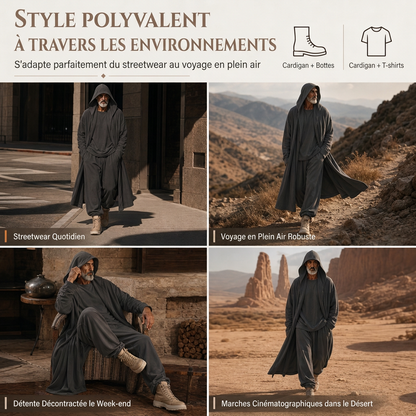 Ensemble de 3 pièces pantalon long avec haut à couche de base et pantalon