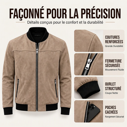 ⏳Liquidation totale⏳Blouson Bomber Décontracté Classique pour Homme