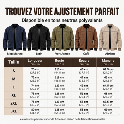 ⏳Liquidation totale⏳Blouson Bomber Décontracté Classique pour Homme