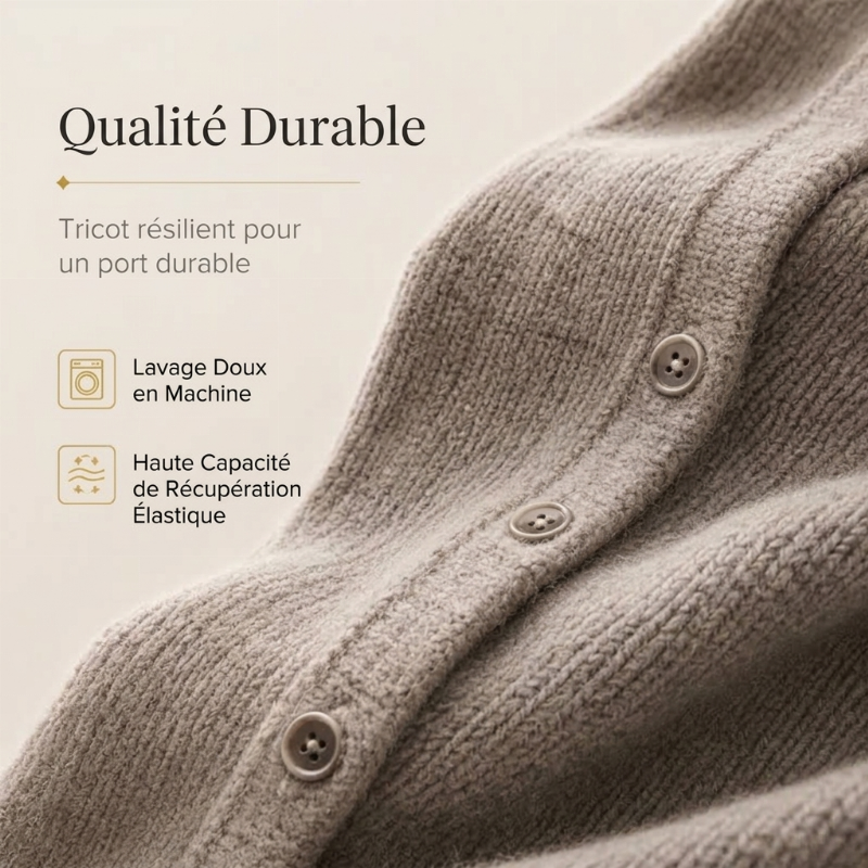 📢📢50 % DE RÉDUCTION !! ⏰& Livraison gratuite✈Cardigan long en maille à col ouvert pour femme