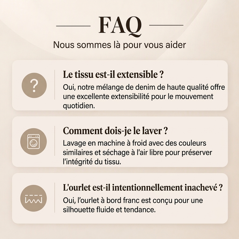 🎁Soldes ! Prix cassés🌍Jeans évasés à taille haute et double boutonnage pour femmes