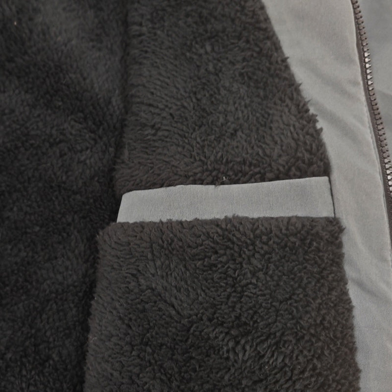 Parka mi-longue thermique à capuche et coupe-vent pour homme