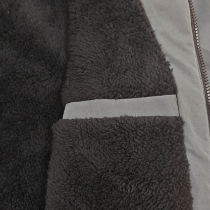 Parka mi-longue thermique à capuche et coupe-vent pour homme