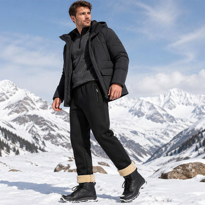 Pantalon de survêtement chaud d'hiver pour homme