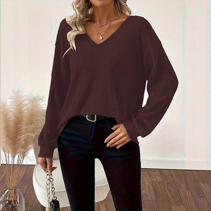 👜 -50 % sur toute la mode femme ! ✨Haut en maille élégant pour femme avec nœud au dos