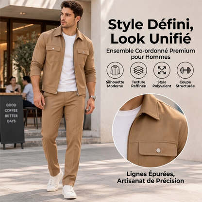 Ensemble veste et pantalon décontractés et stylés pour hommes