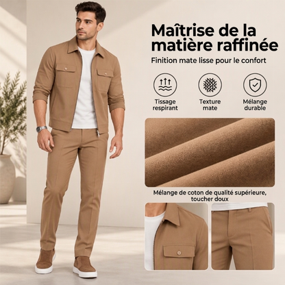 Ensemble veste et pantalon décontractés et stylés pour hommes