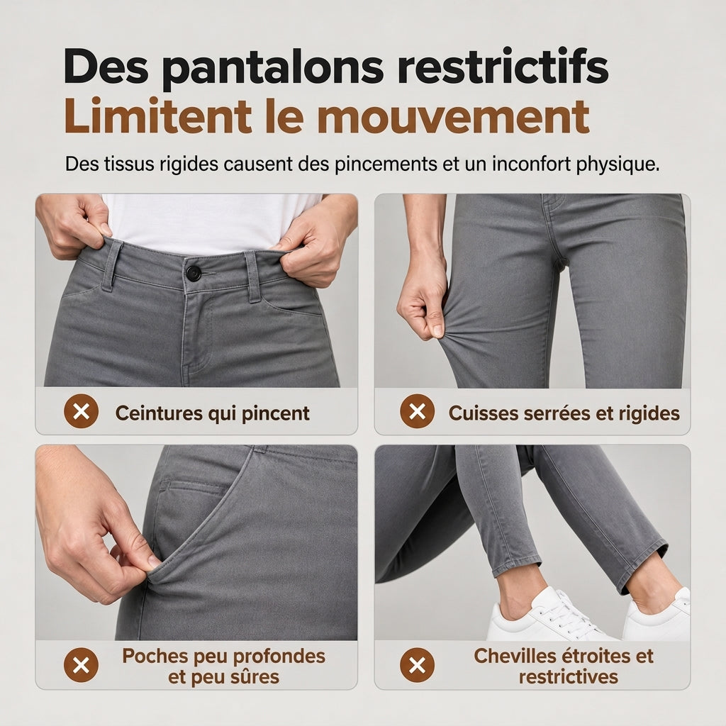 Pantalons décontractés utilitaires courts pour femmes avec ourlet effiloché et grandes poches plaquées