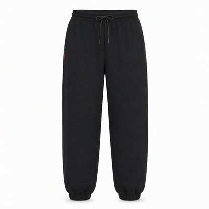 Pantalon de jogging d'hiver pour femme, doublure en polaire, avec poches à fermeture éclair