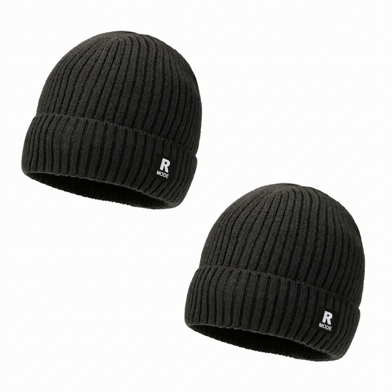 Bonnet chaud en maille slouchy pour homme