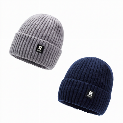 Bonnet chaud en maille slouchy pour homme