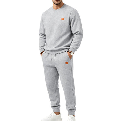 Ensemble de sport décontracté pour hommes en jacquard texturé