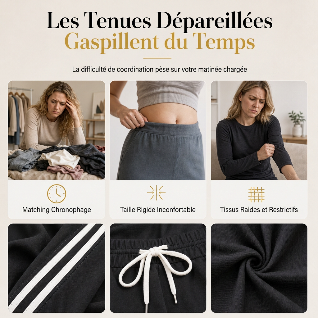 Pull à manches longues et col rond pour femme, Haut décontracté à motif patchwork de couleur unie pour l'automne et l'hiver