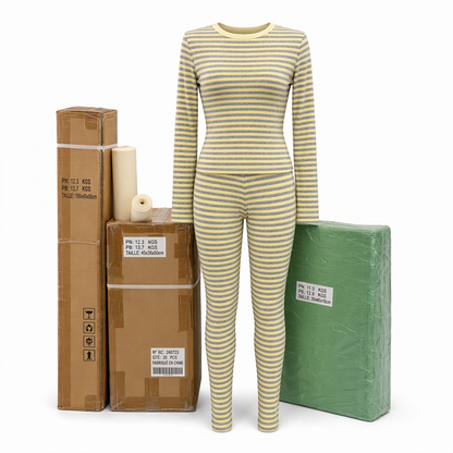 Ensemble de détente et de sport slim à rayures et blocs de couleur, haut à col rond et pantalon à manches longues pour femme
