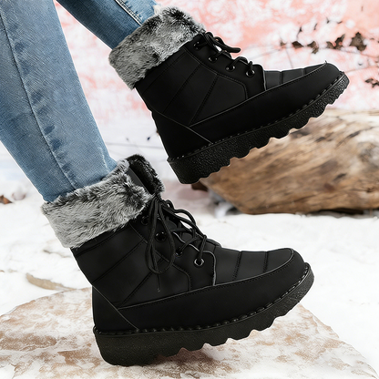 Bottes chaudes et confortables avec semelle antidérapante