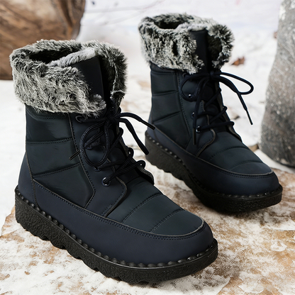 Bottes chaudes et confortables avec semelle antidérapante