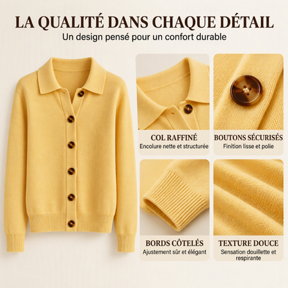 Cardigan tricoté doux et décontracté pour femmes