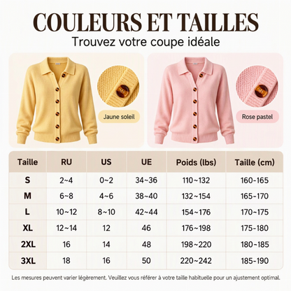 Cardigan tricoté doux et décontracté pour femmes