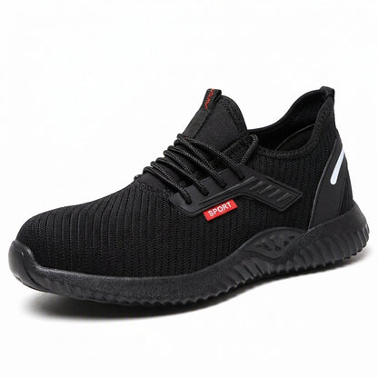 Chaussures de sécurité à embout acier pour homme, Bottines de travail respirantes légères, Chaussures de protection résistantes à la perforation