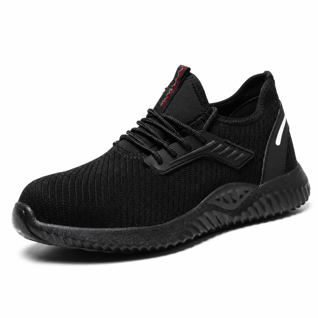 Chaussures de sécurité à embout acier pour homme, Bottines de travail respirantes légères, Chaussures de protection résistantes à la perforation
