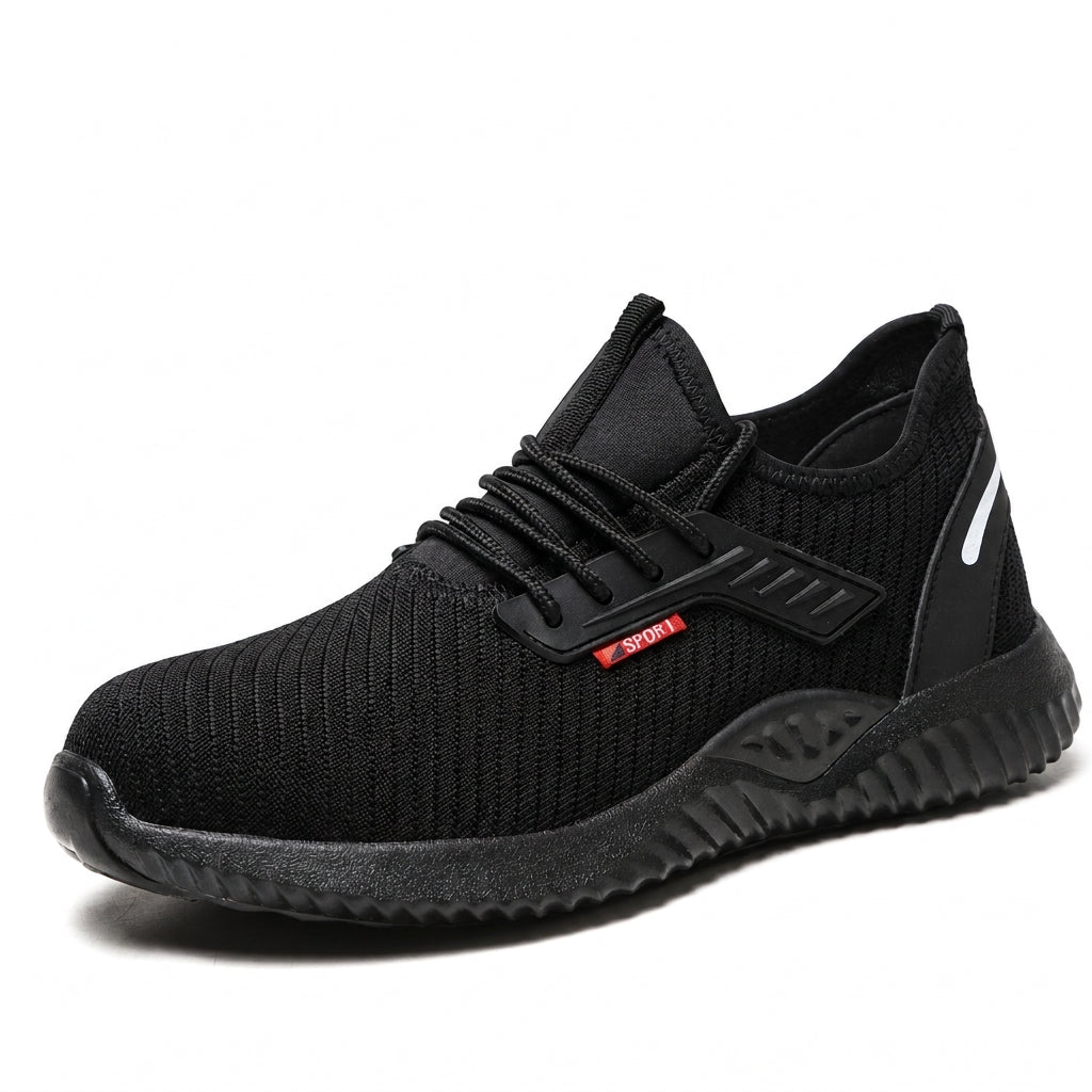 Chaussures de sécurité à embout acier pour homme, Bottines de travail respirantes légères, Chaussures de protection résistantes à la perforation