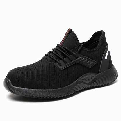 Chaussures de sécurité à embout acier pour homme, Bottines de travail respirantes légères, Chaussures de protection résistantes à la perforation