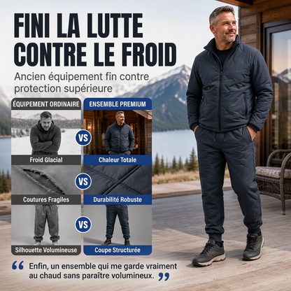 Pantalon thermique confortable d'hiver unisexe pour l'extérieur