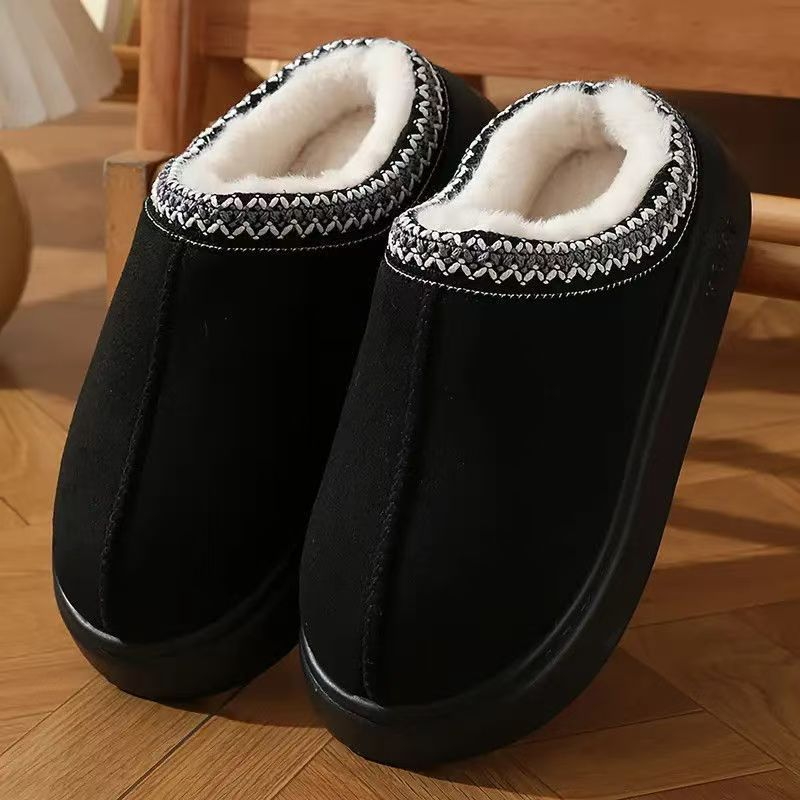 ❄️Promotion spéciale : -50 % DE RÉDUCTION🥾Chaussons maison pour femme à semelle épaisse et doublure pelucheuse