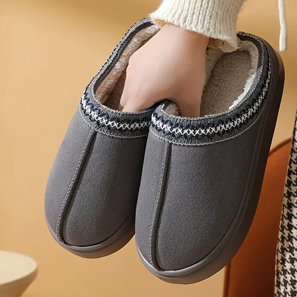 ❄️Promotion spéciale : -50 % DE RÉDUCTION🥾Chaussons maison pour femme à semelle épaisse et doublure pelucheuse
