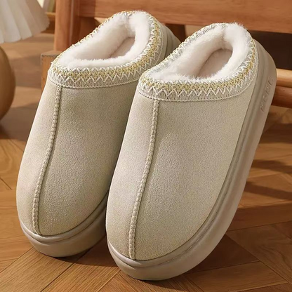 ❄️Promotion spéciale : -50 % DE RÉDUCTION🥾Chaussons maison pour femme à semelle épaisse et doublure pelucheuse